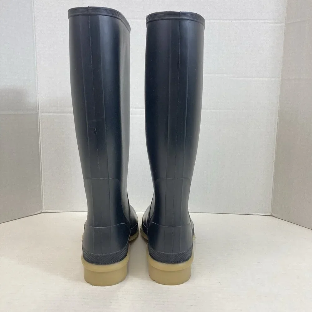 Baffin Technology Rain‎ Boots Men's 8 Waterproof Black Rubber Oil Acid Resistant